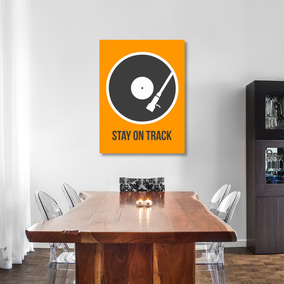 "Stay On Track Vinyl Poster 1" Fine Art Print