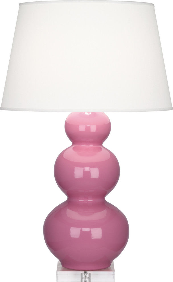 Robert Abbey RA-A358X 1-Light Table Lamp, Triple Gourd