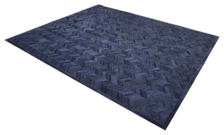 Meir Handmade Area Rug Blue, 3' 0" X 5' 0"