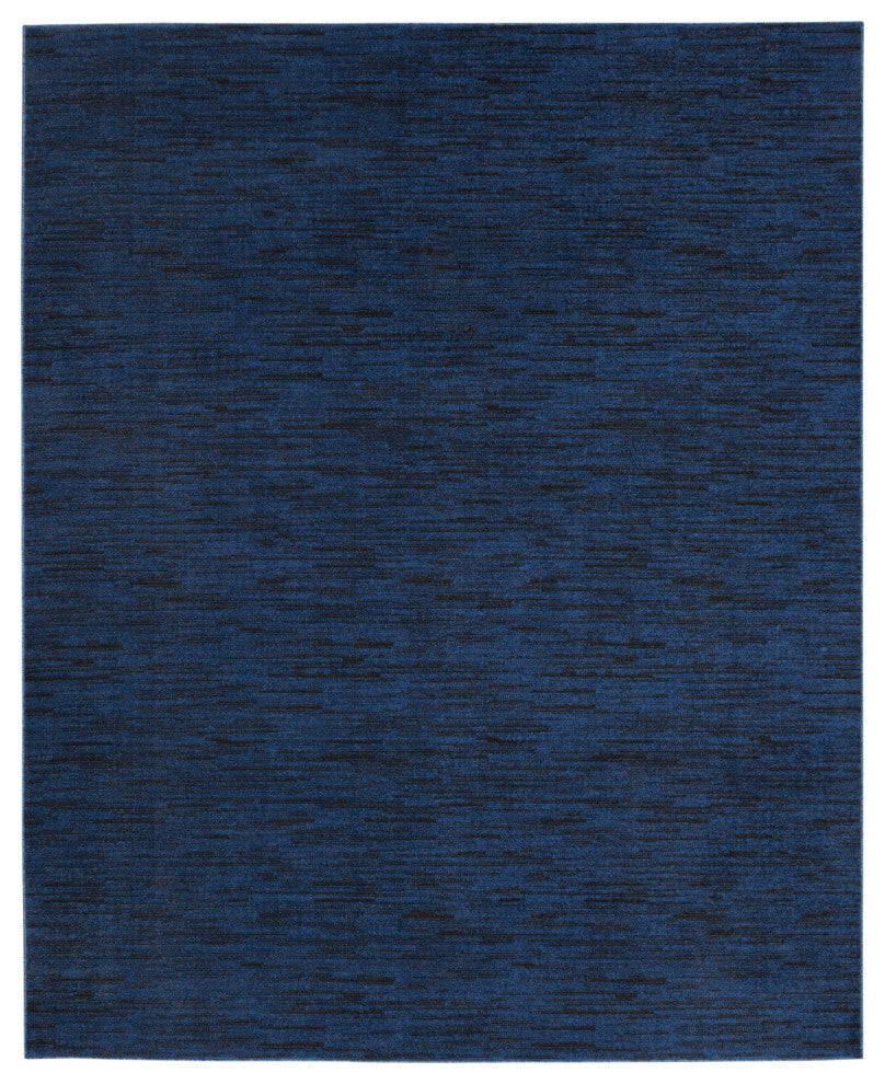 Nourison Essentials 10' x 14' Midnight Blue Outdoor Area Rug