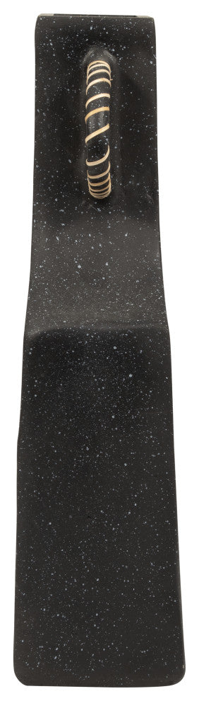 Ecomix, 21"H Abstract Vase, Black