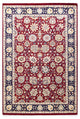 Banda, One-of-a-Kind Hand-Knotted Area Rug Red, 4'2"x6'2"