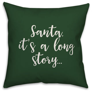 Love, Dark Green 18x18 Throw Pillow Cover