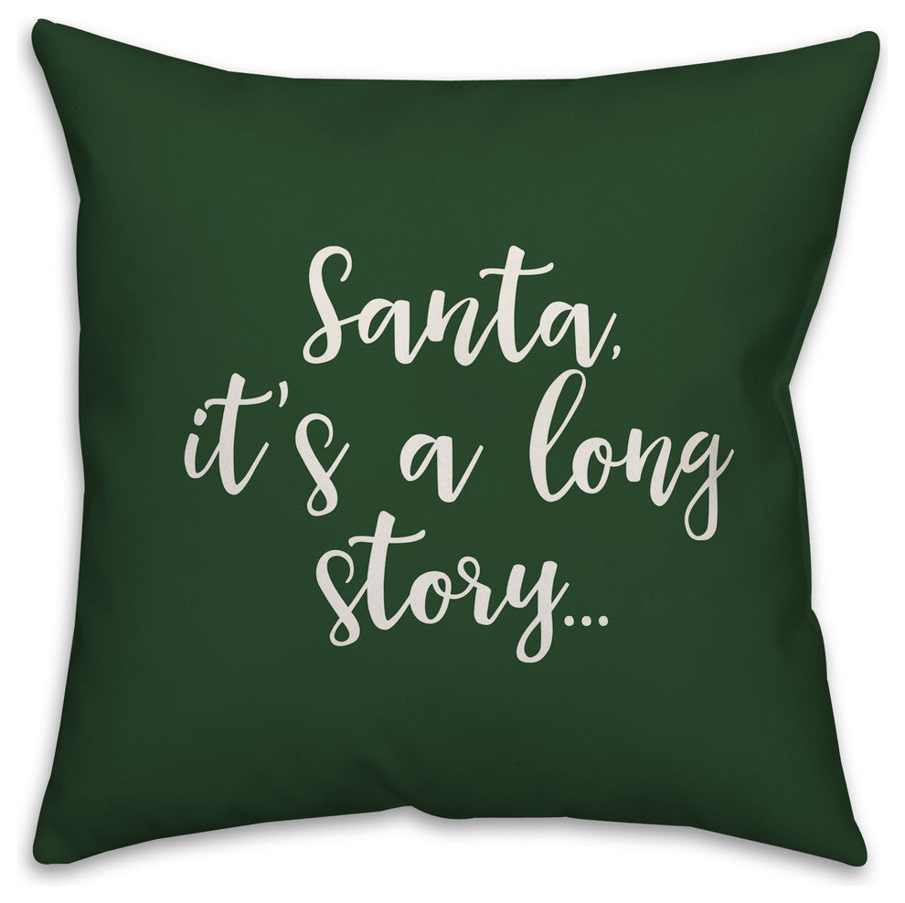 Love, Dark Green 18x18 Throw Pillow Cover