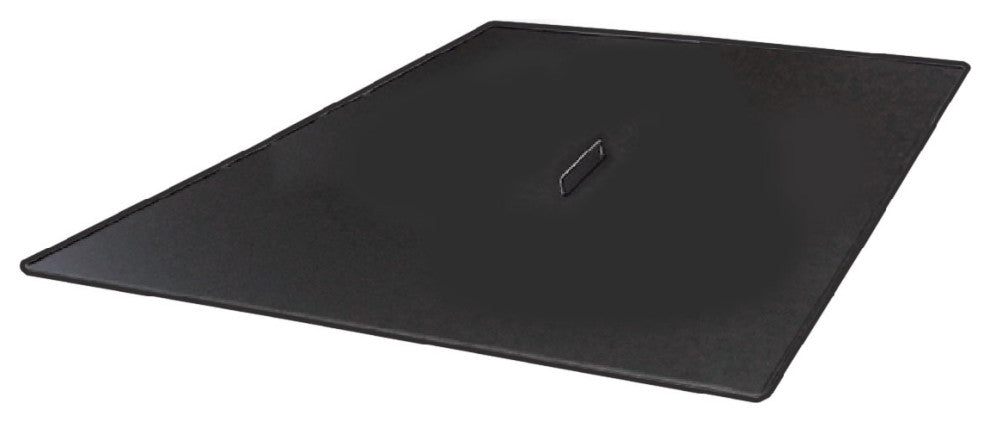 Square Fire Pit Snuffer Cover, Stainless Steel, 26"