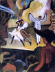 August Macke Russian Ballet I, 21"x28" Wall Decal