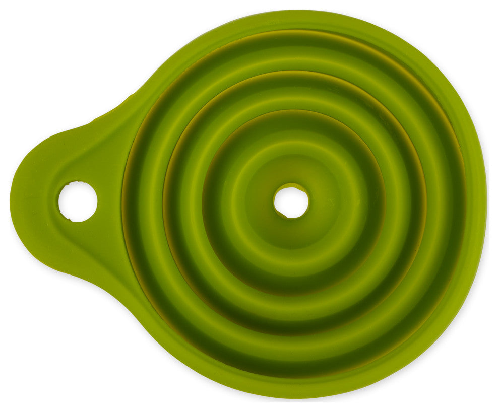 Silicone Funnel - Collapsible - Green