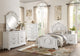 5-Piece Libby Girls Cottage Twin Bed, Dresser, Mirror, 2 Nightstand, White