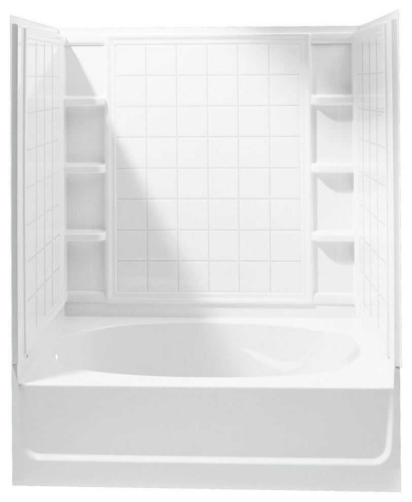Sterling  Ensemble 72"x36"x60" Vikrell Tub/Shower
