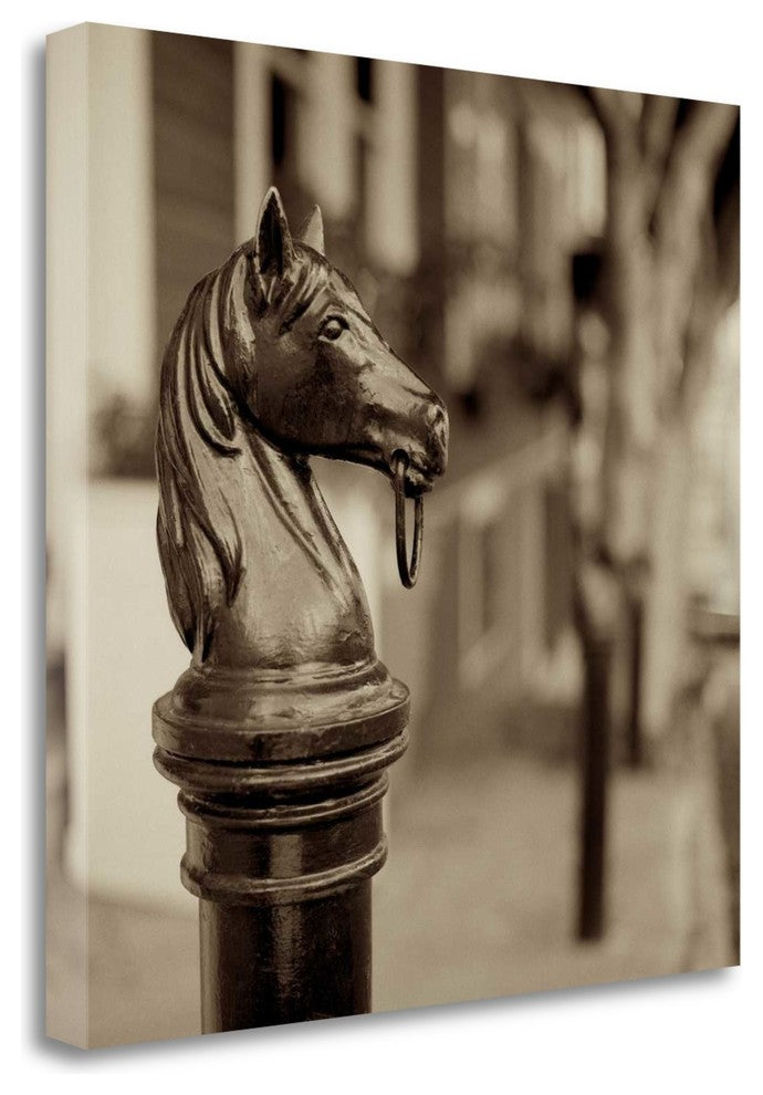 "Hitching Post - 6" By Alan Blaustein, Giclee Print on Gallery Wrap Canvas
