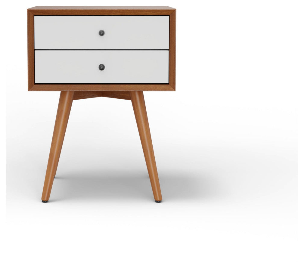 Flynn Small Nightstand, Acorn, Two-Tone