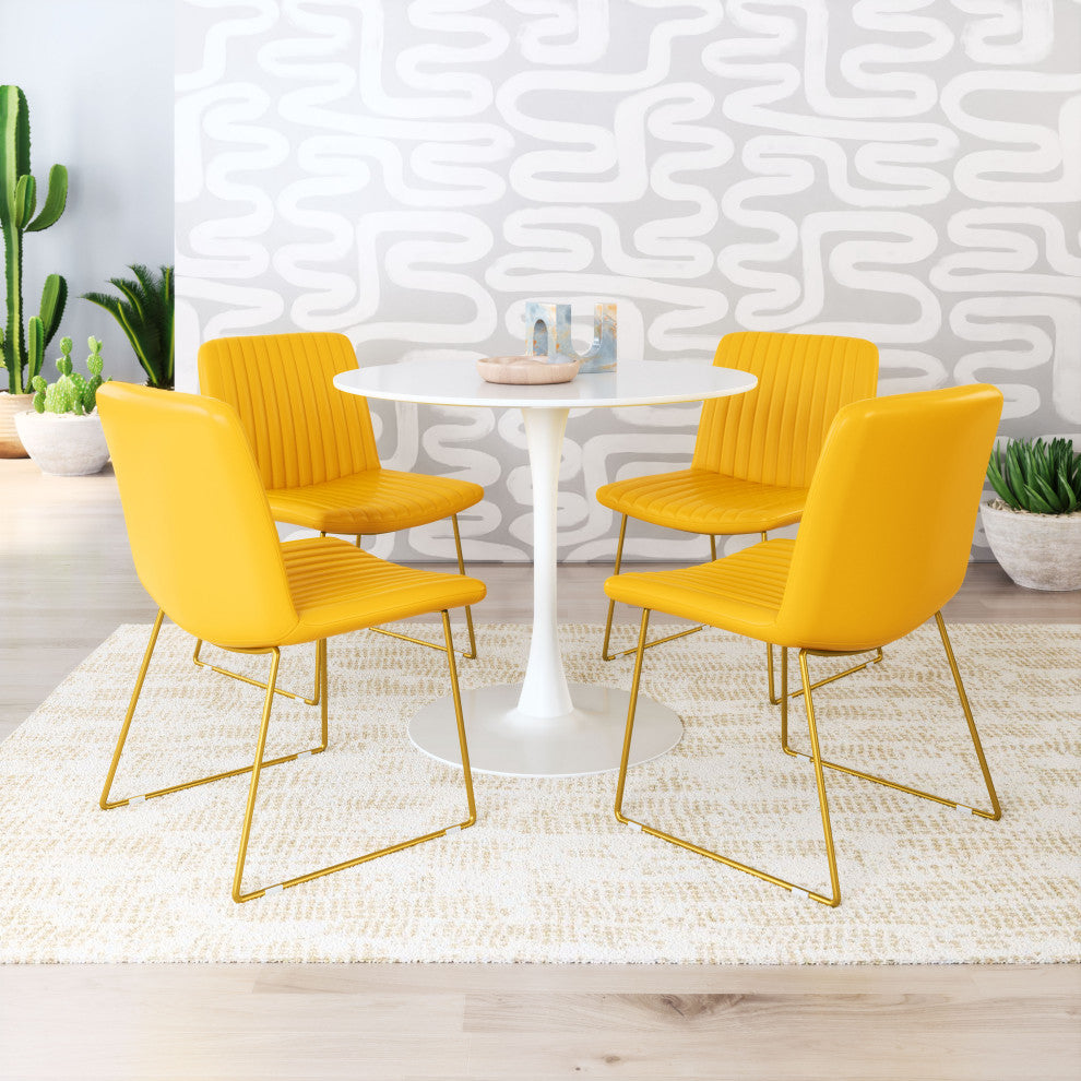 Joy Dining Chair, Set of 2 Yellow
