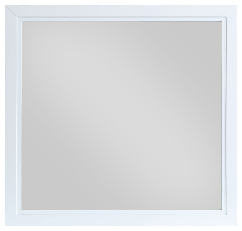 Bowtie Mirror, White