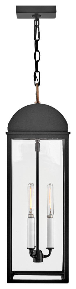Hinkley Campbell Large Hanging Lantern, Black