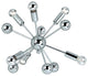 Luna 6-Light Modern Pendant Chandelier, Chrome Finish