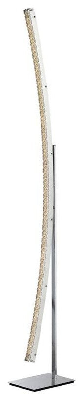Stylo LED Floor Lamp in Polished Chrome