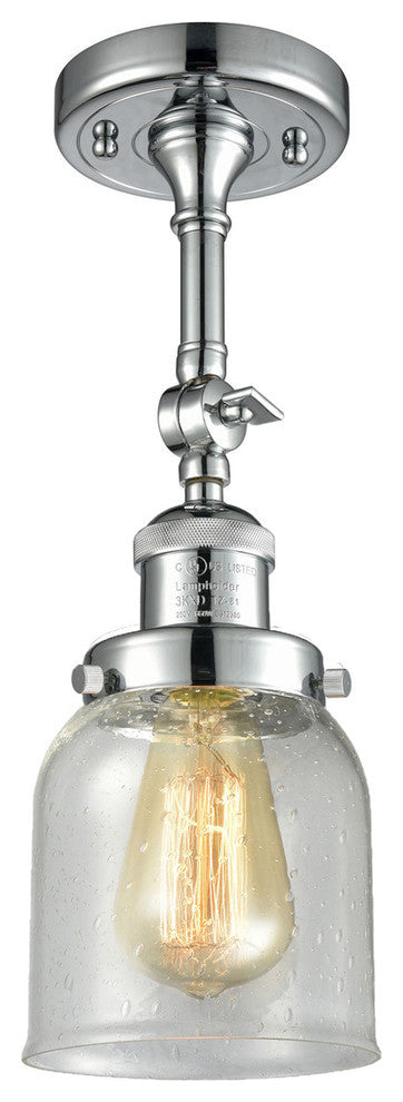 Innovations Lighting 201F-Pc-G54-Led 1 Light Dimmable Led Semi-Flush Mount