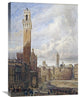 "Piazza Del Campo, Siena" Artwork, 22" x 30"