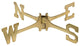 Brass Large 18" Weathervane Directionals by Good Directions