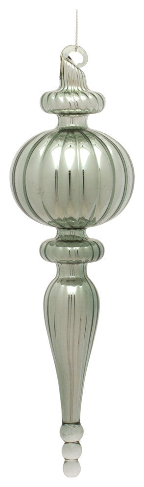 Glass Finial Drop Ornament, 6-Piece Set