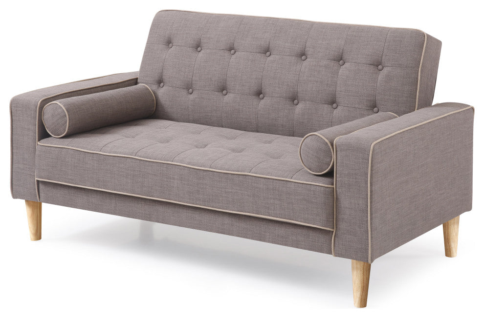 Andrews Love Seat Bed, Gray
