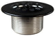Beehive Grid Bath Waste - 22" Make-Up, 17 Ga. Tubing In Oil Rubbed Bronze, Powder Coated Flat Black