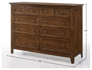 San Mateo 10-Drawer Dresser, Tuscan