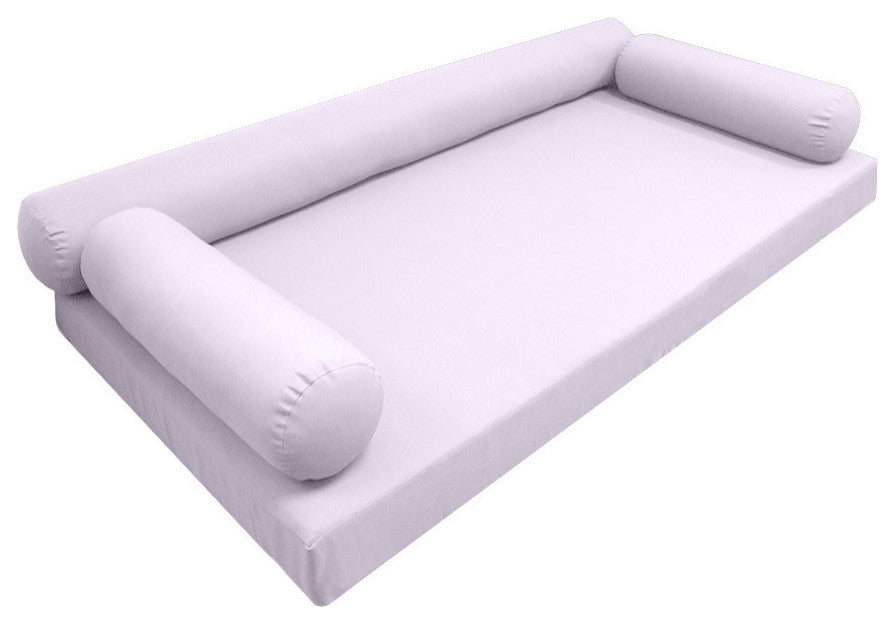 Style6 Twin Size Knife Edge Mattress Bolster Pillow Outdoor SlipCover ONLY AD107