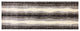 2' x 6' Neutral Dot and Wave Washable Runner Rug