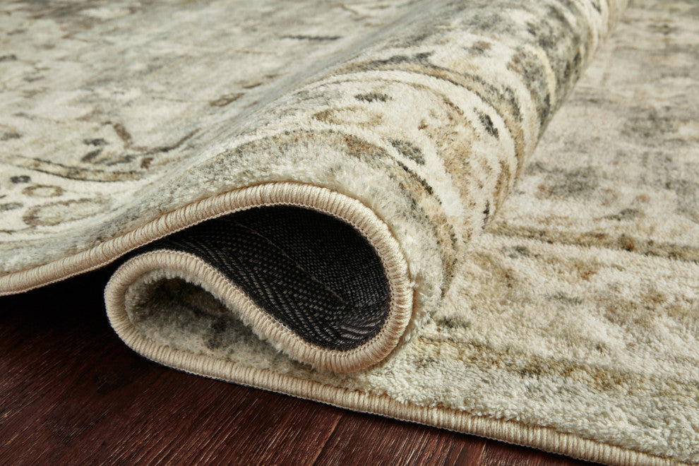 Loloi II Plush, Cloud-Like Texture ROS-09 Sage, Beige Sample Swatch