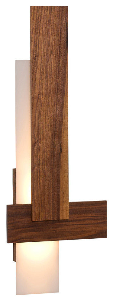 Sedo LED Wall Sconce, Wood: Oiled Walnut