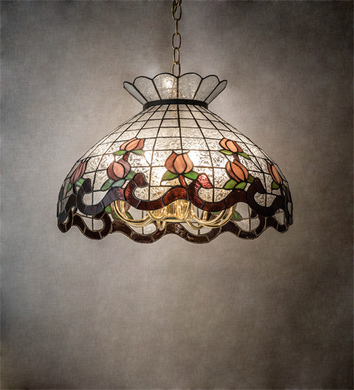 20 Wide Roseborder Pendant