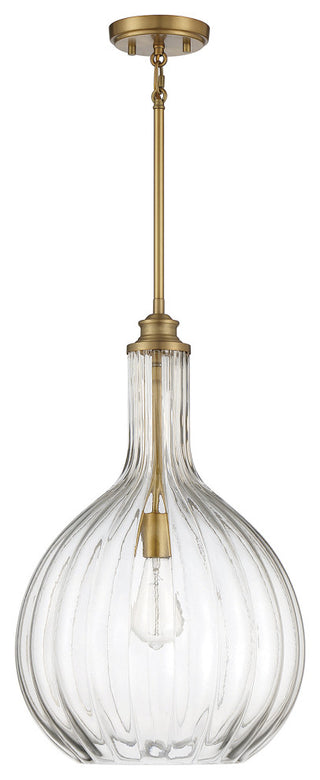Brandon 1-Light Warm Brass Pendant