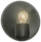 Shield Wall Sconce, Pewter Green, Polished Brass Metal Finish