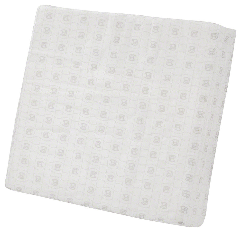 Patio Back Cushion Slip Cover and Foam, Empire Blue, 23"x20"x4"