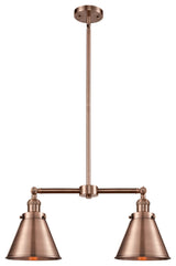 Appalachian 2-Light Chandelier, Antique Copper, Antique Copper