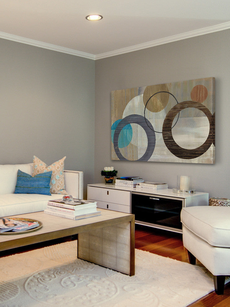 "Cosmic Orbit I" Print on Canvas by Julie Joy