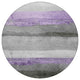 Machine Washable Indoor/Outdoor Chantille ACN1883 Violet 8' x 8' Round Rug
