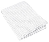 Caro Jumbo Waffle Bath Towel, White, 28x55"