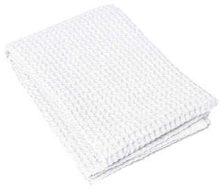 Caro Jumbo Waffle Bath Towel, White, 28x55"