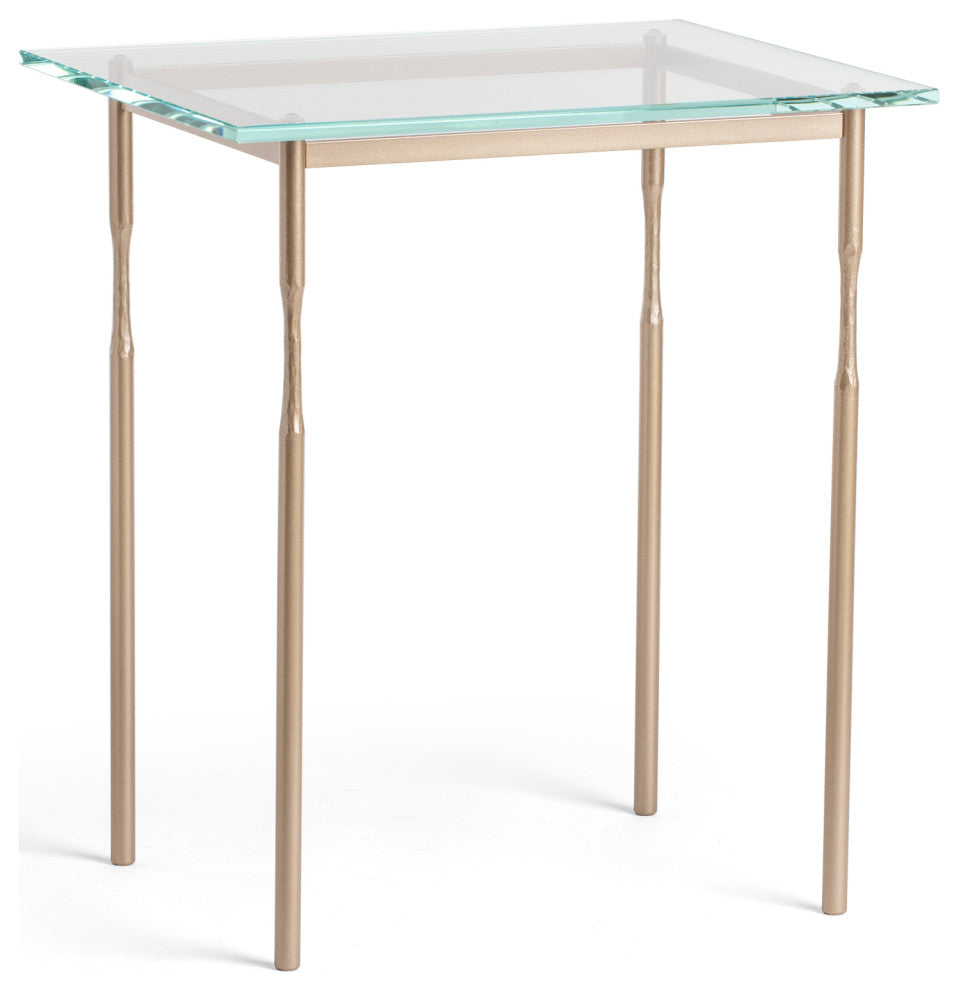 Senza Side Table, Soft Gold Finish