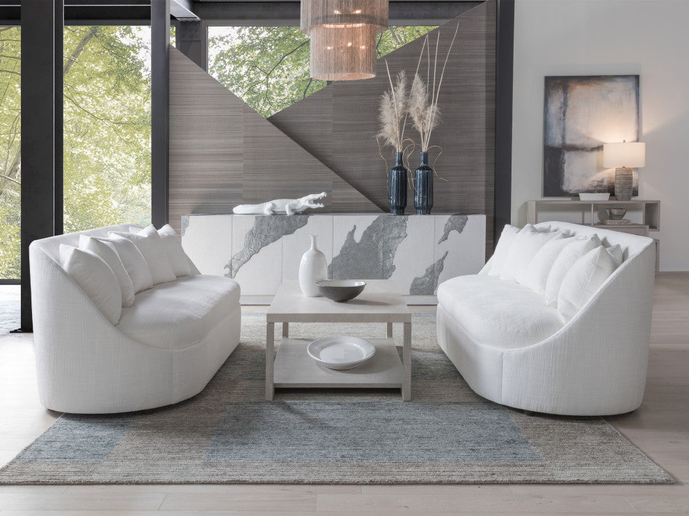 Genevieve Bench Seat Sofa White