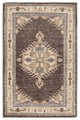 Surya Zahra ZHA-4011 8'x11' Rug, Camel/Light Gray/Gray/Dark Brown/Ivory/White