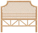 Nias Classic Rattan Headboard, Natural, Twin Size