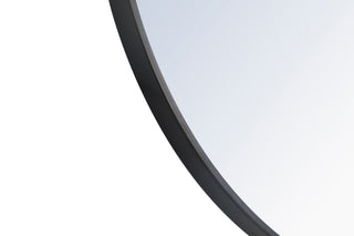 Contemporary Black Vanity Mirror