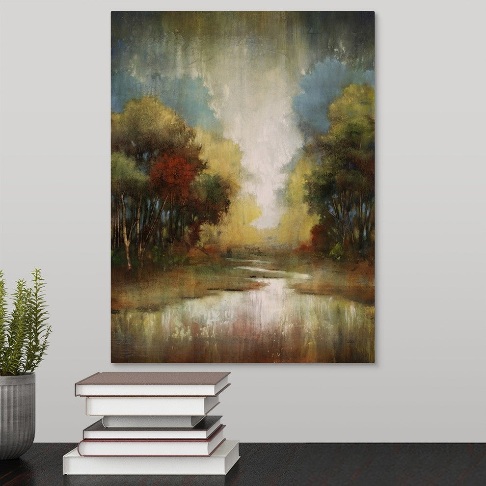 Narrow Valley I Wrapped Canvas Art Print, 12"x16"x1.5"