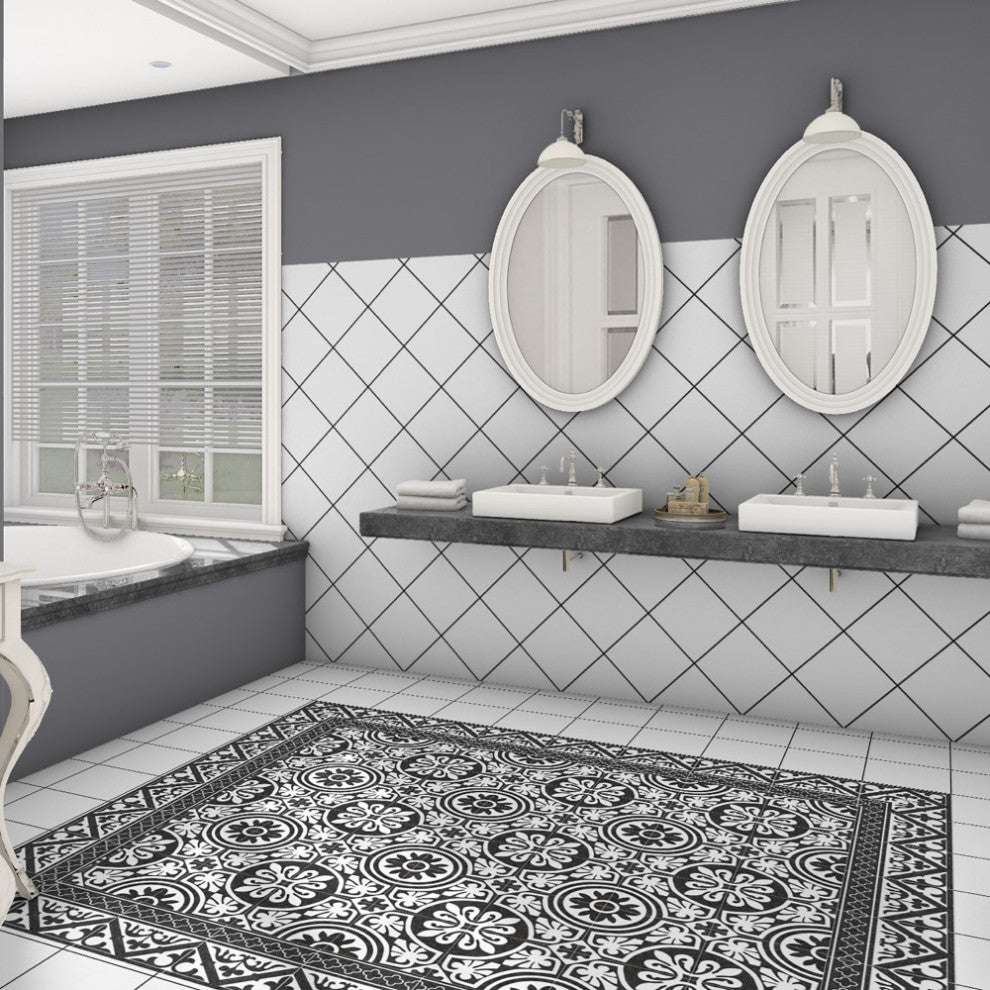 Majestic Orleans Angulo Black Porcelain Floor and Wall Trim
