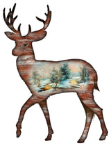 Woodsy Deer Scenic Ornament