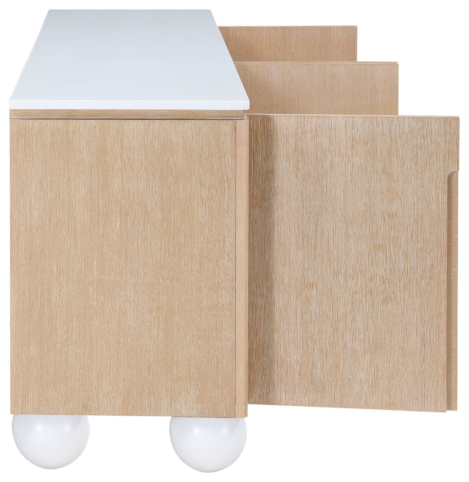 Cardiff Sideboard/Buffet, Natural/White