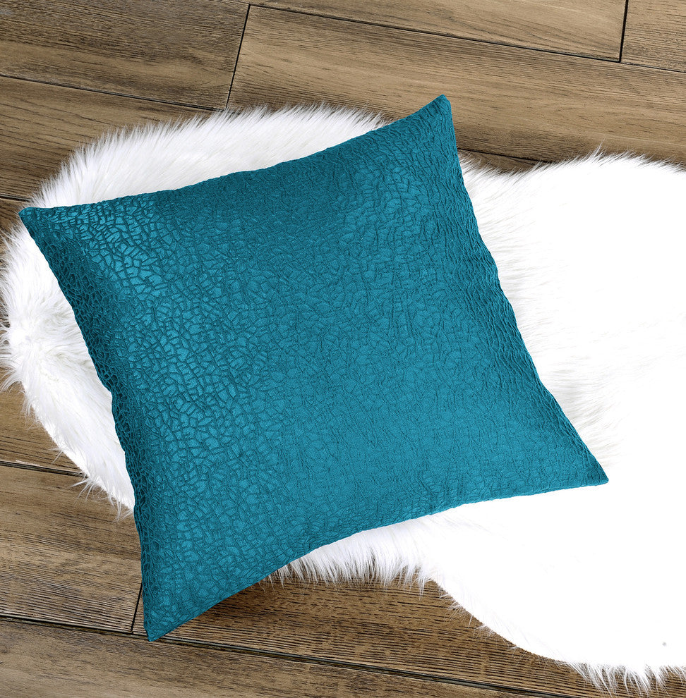 Angola Jacquard Pillow Shell and Valance Set, Ocean Depth, Pillow